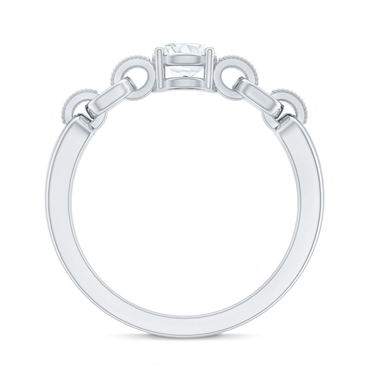 Certified 0.4 Carat Lab Grown Diamond Promise Ring For Her
