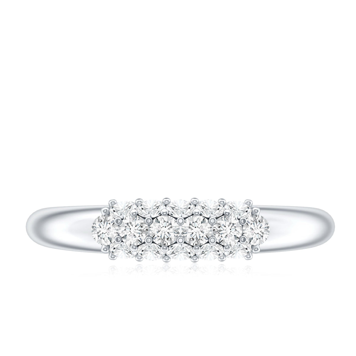 Certified Lab Grown Diamond Anniversary Ring