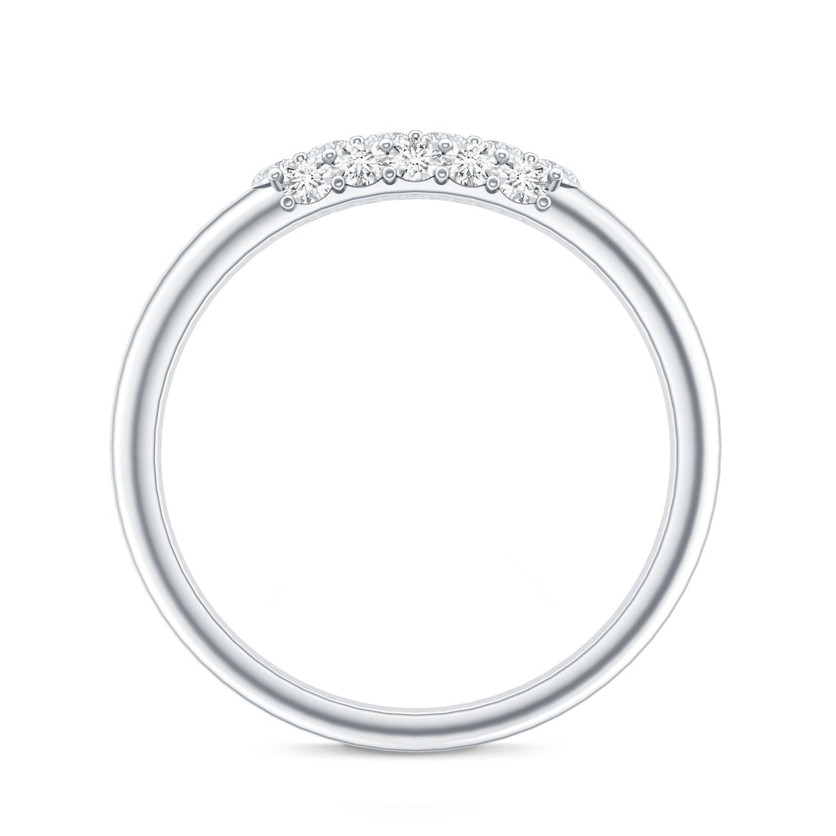Certified Lab Grown Diamond Anniversary Ring
