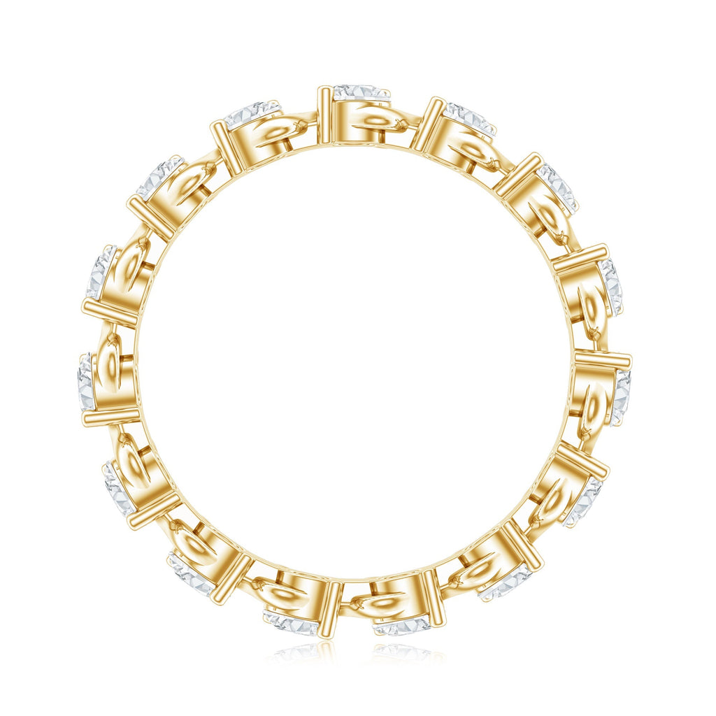 Certified Lab Grown Diamond Eternity Wedding Band