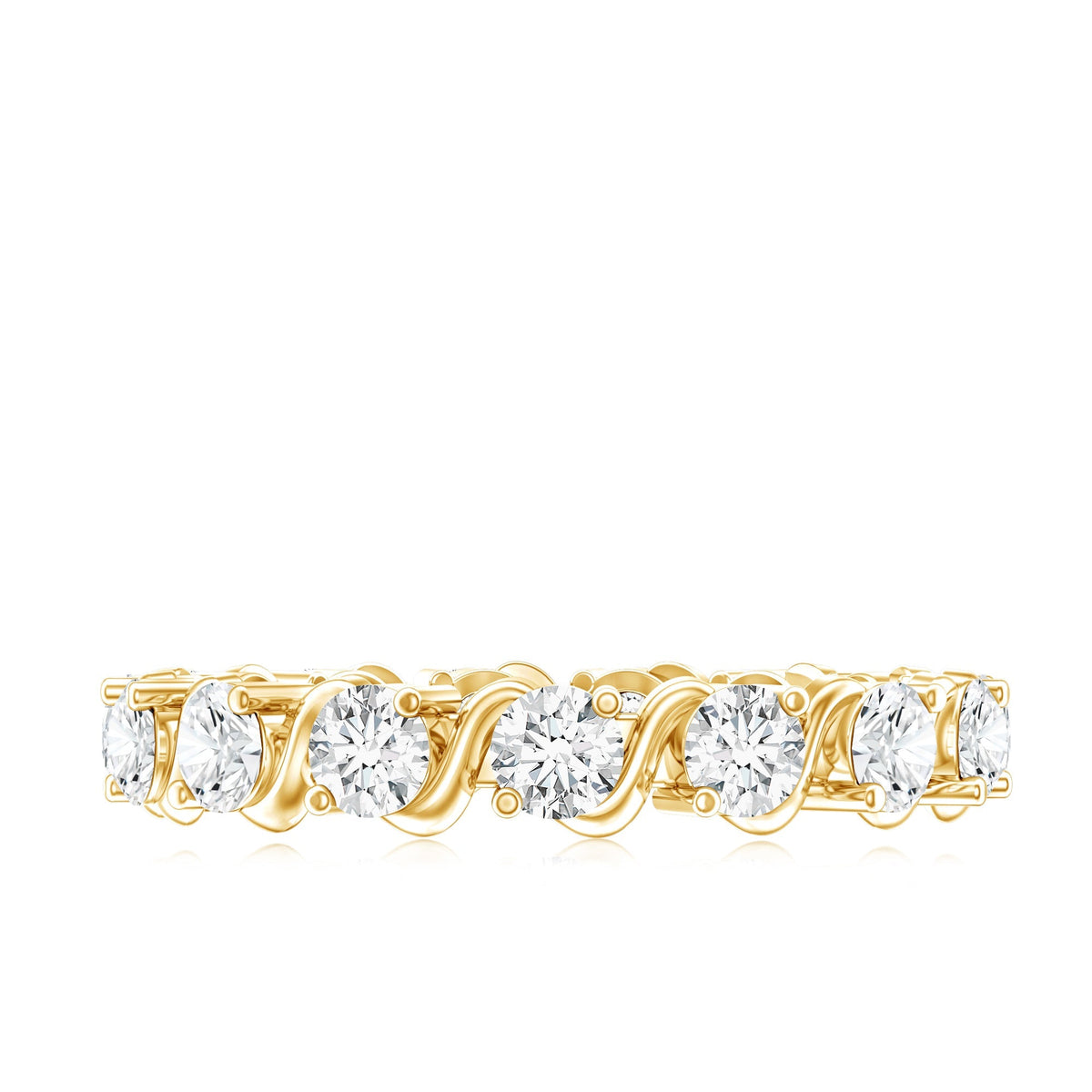 Certified Lab Grown Diamond Eternity Wedding Band