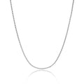 Twisted Link Chain Necklace - 1.5mm Stainless Steel Durable Metal Chain | Tarnish Resistant