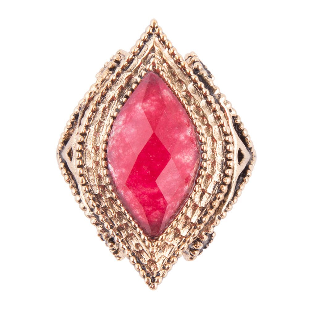 Cleopatra Bordeaux Quartz Ring