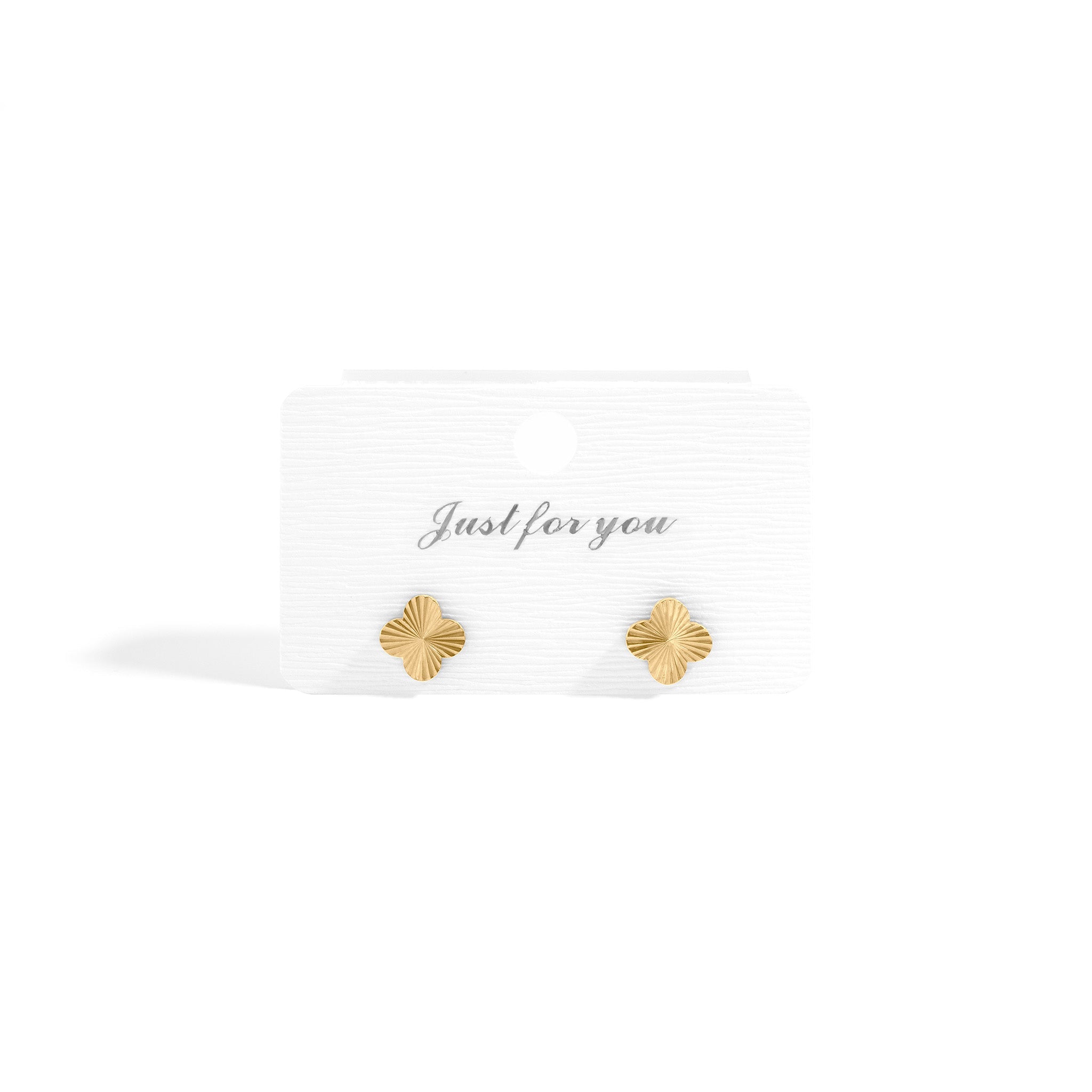 Clover Stud Earrings – 18K Gold PVD Coated Hypoallergenic Jewelry - Earring | Sunflower Soul Boutique