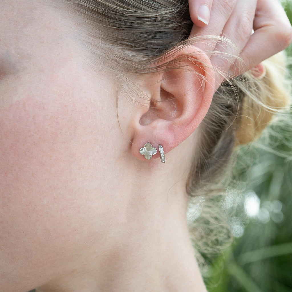 Clover Stud Earrings – 18K Gold PVD Coated Hypoallergenic Jewelry - Earring | Sunflower Soul Boutique
