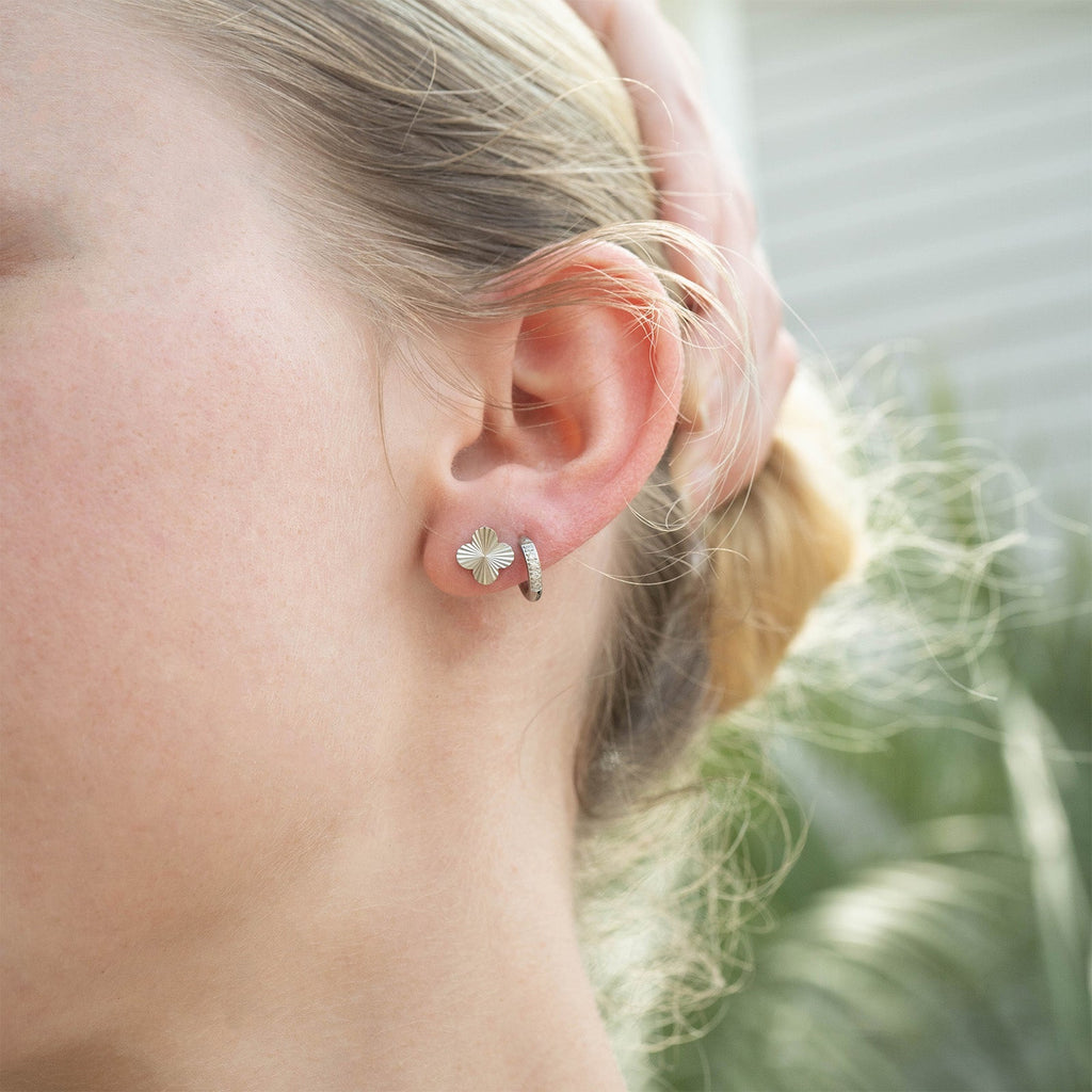 Clover Stud Earrings – 18K Gold PVD Coated Hypoallergenic Jewelry - Earring | Sunflower Soul Boutique