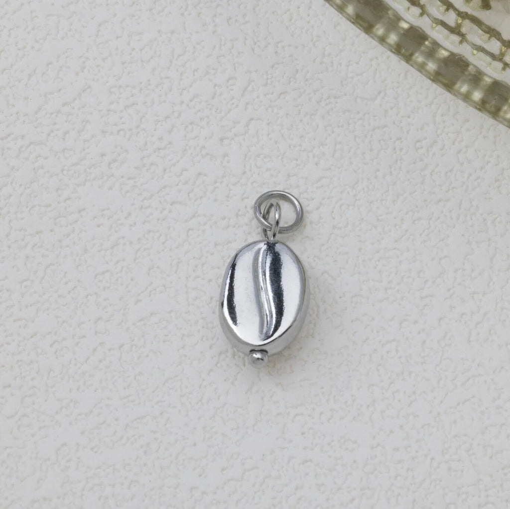 Coffee Bean Charm - 18K Gold PVD Coated Stainless Steel Tarnish Resistant Jewelry - Charms | Sunflower Soul Boutique
