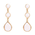 Drops of Pink Opal Earrings