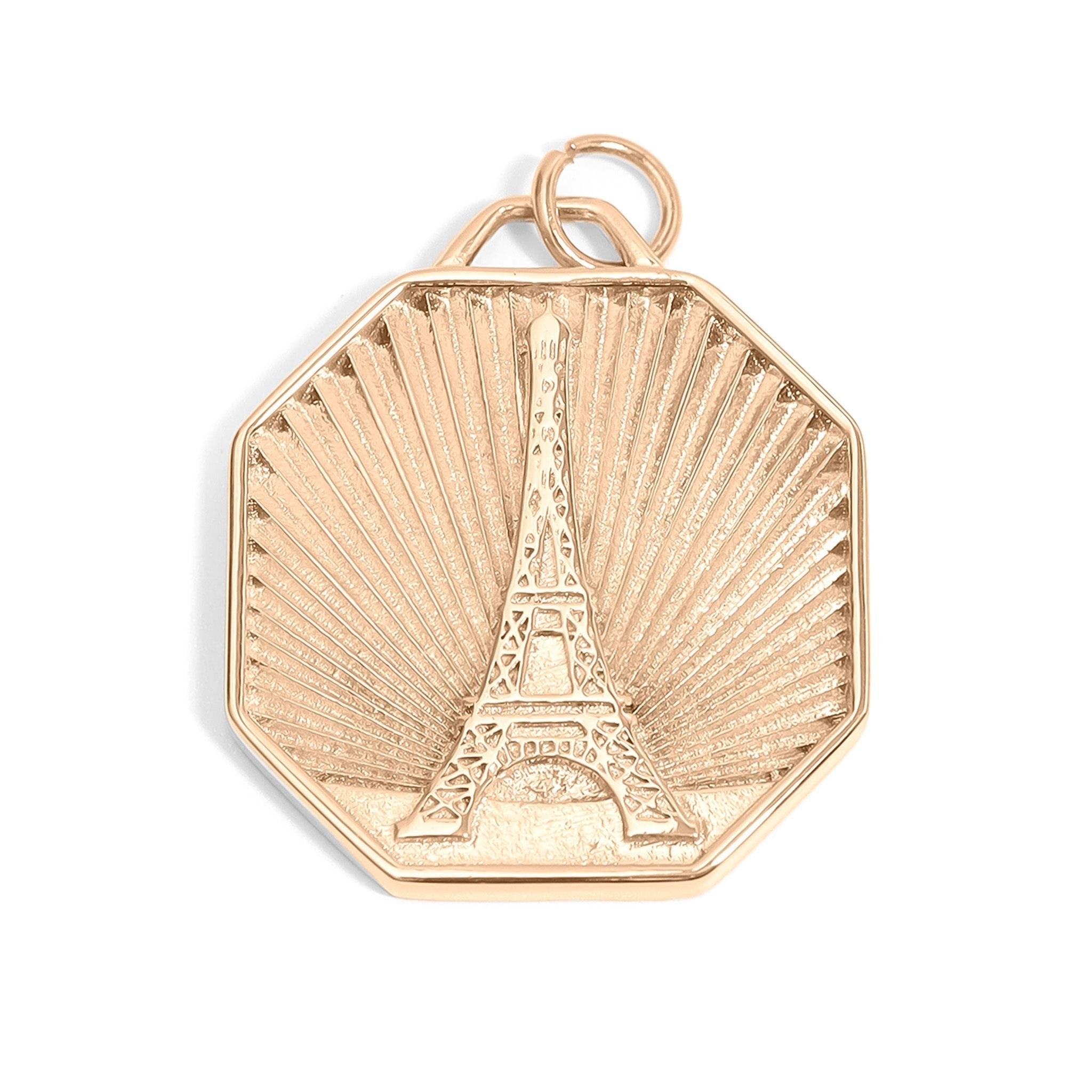 Eiffel Tower Charm – 18K Gold Pendant | Non Tarnish Stainless Steel Jewelry - charm | Sunflower Soul Boutique