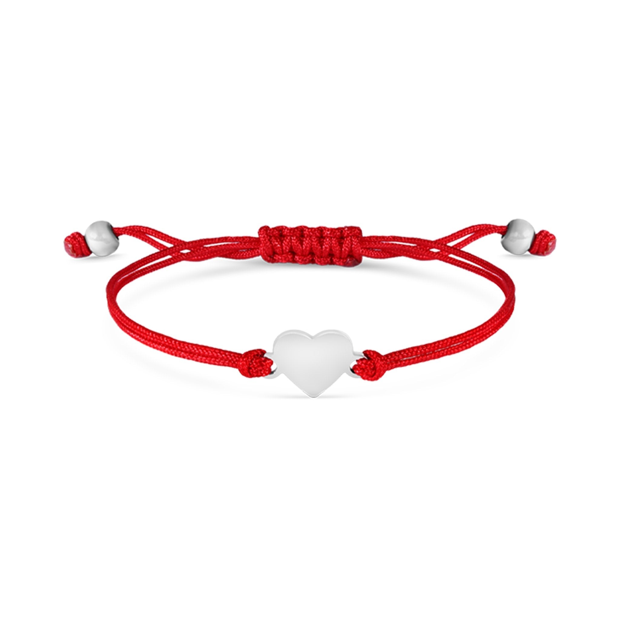 Engraved Friendship Bracelet – Adjustable 18K Gold Custom Heart Jewelry Gift - Bracelets | Sunflower Soul Boutique