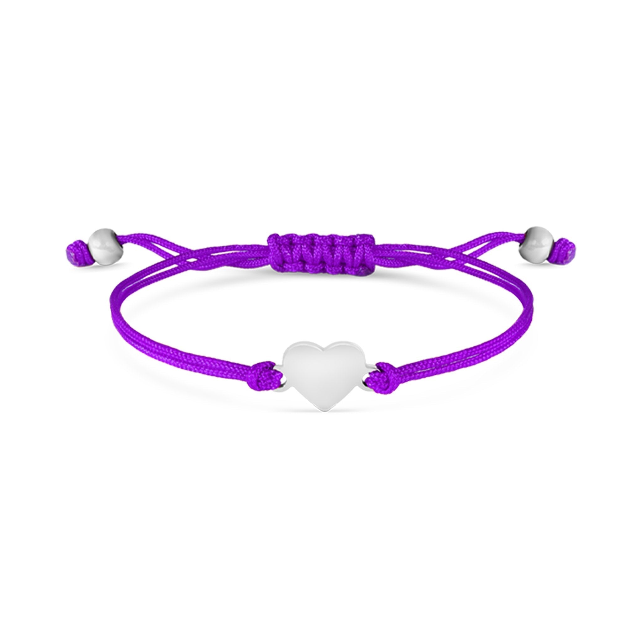 Engraved Friendship Bracelet – Adjustable 18K Gold Custom Heart Jewelry Gift - Bracelets | Sunflower Soul Boutique