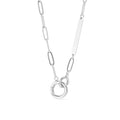 Engraved Gold Necklace – 18K Paperclip Chain With Carabiner Clasp Jewelry - Necklaces | Sunflower Soul Boutique
