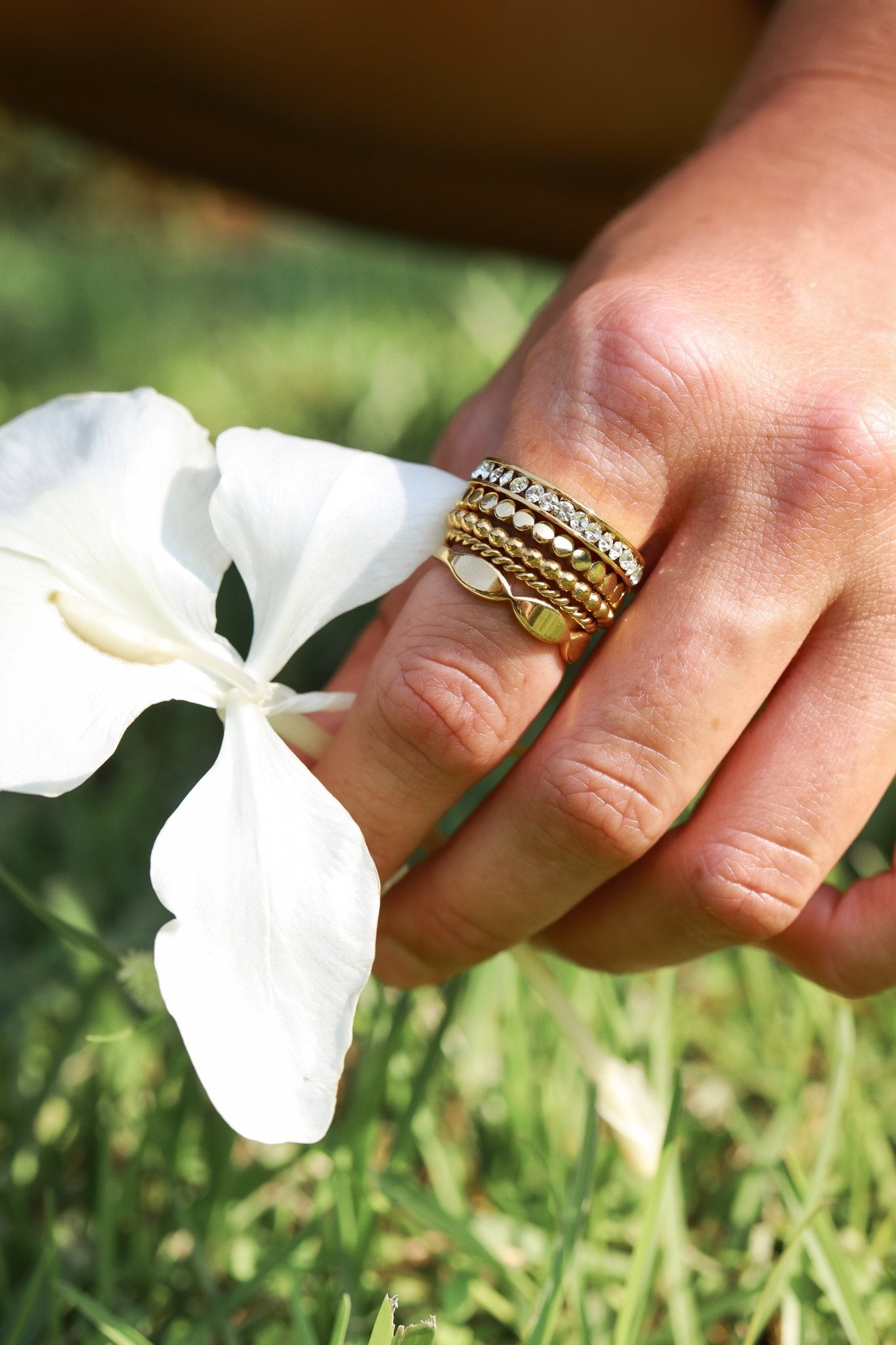 Engraved Stainless Steel Ring – Durable Surgical Steel Custom Engraving Gift - Rings | Sunflower Soul Boutique