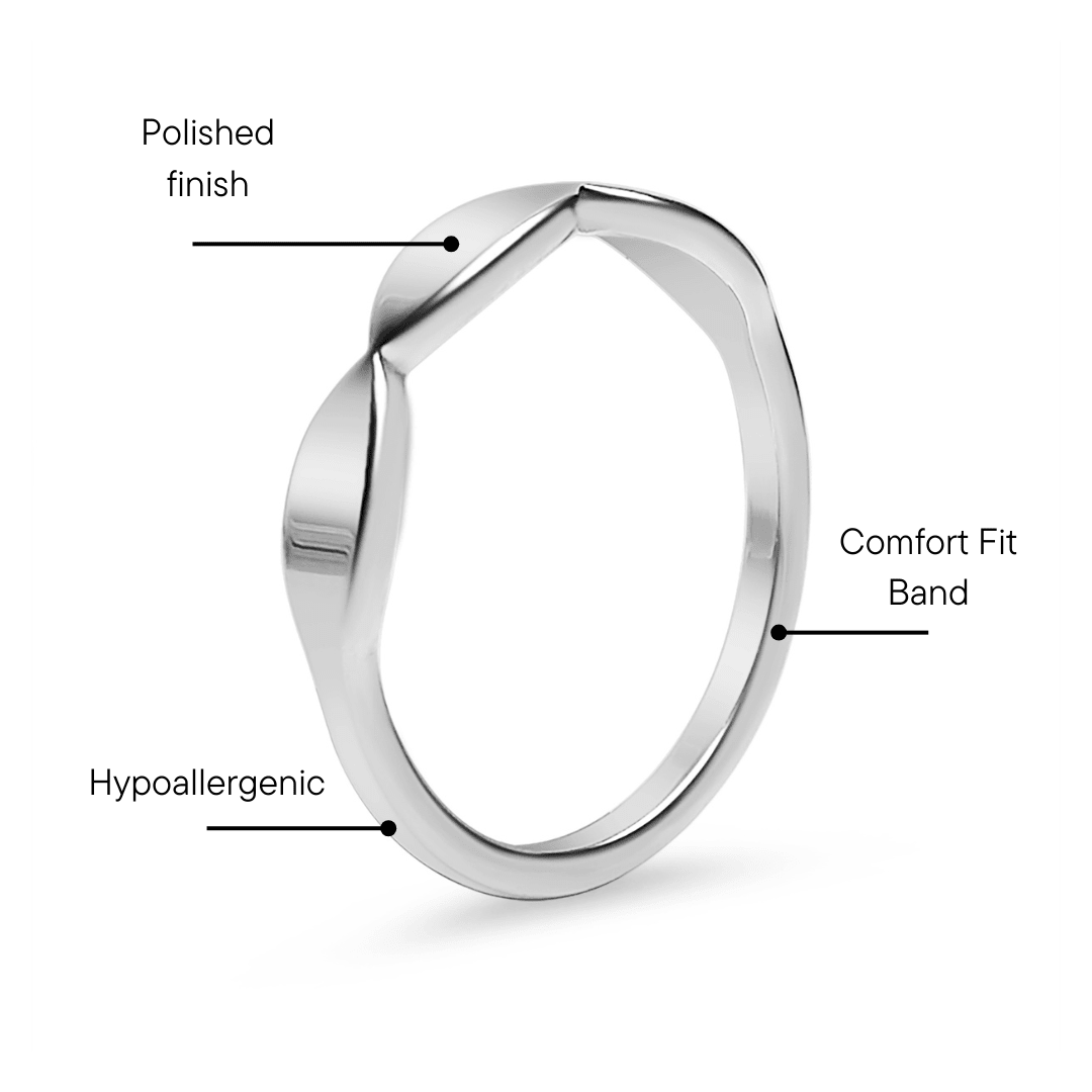 Engraved Stainless Steel Ring – Durable Surgical Steel Custom Engraving Gift - Rings | Sunflower Soul Boutique