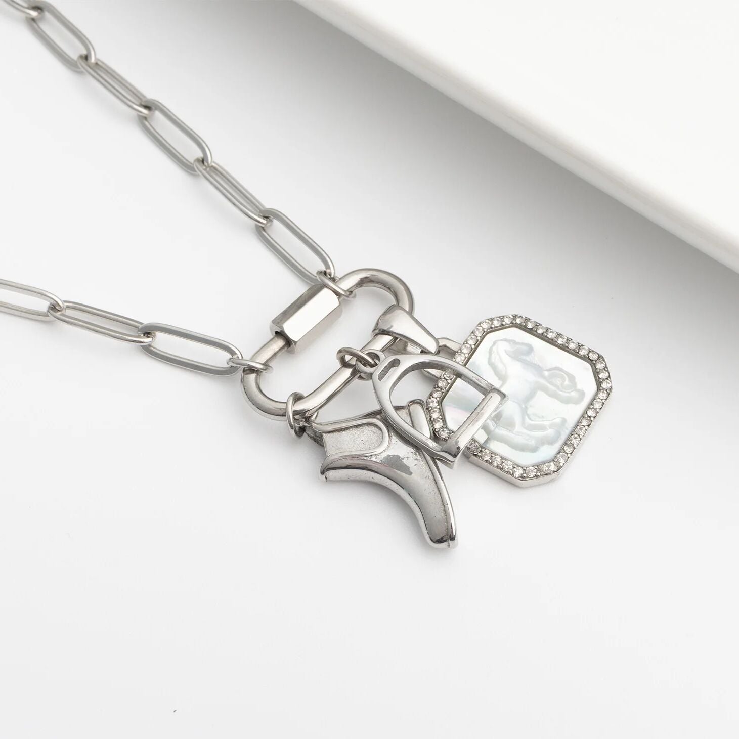 Equestrian Boot Charm – 18K Gold Jewelry | Tarnish Resistant Stainless Steel - Charms | Sunflower Soul Boutique