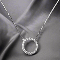 Eternity Necklace in Silver - A Stunning Staple for Any Wardrobe