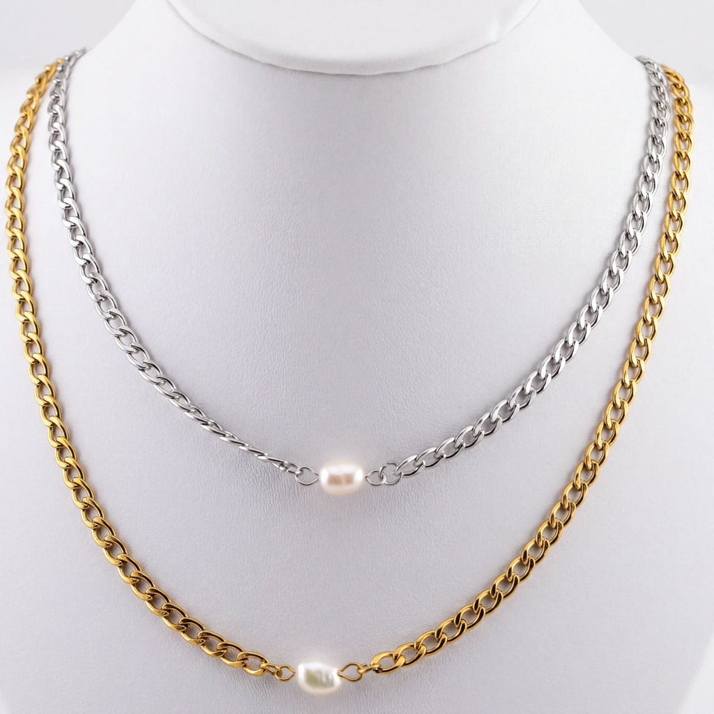 Figaro Gold Chain – 18K Gold Necklace | Durable PVD Coated Stainless Steel - Necklaces | Sunflower Soul Boutique