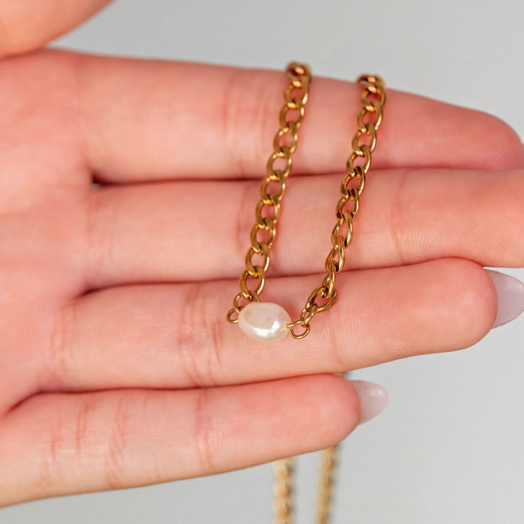 Figaro Gold Chain – 18K Gold Necklace | Durable PVD Coated Stainless Steel - Necklaces | Sunflower Soul Boutique