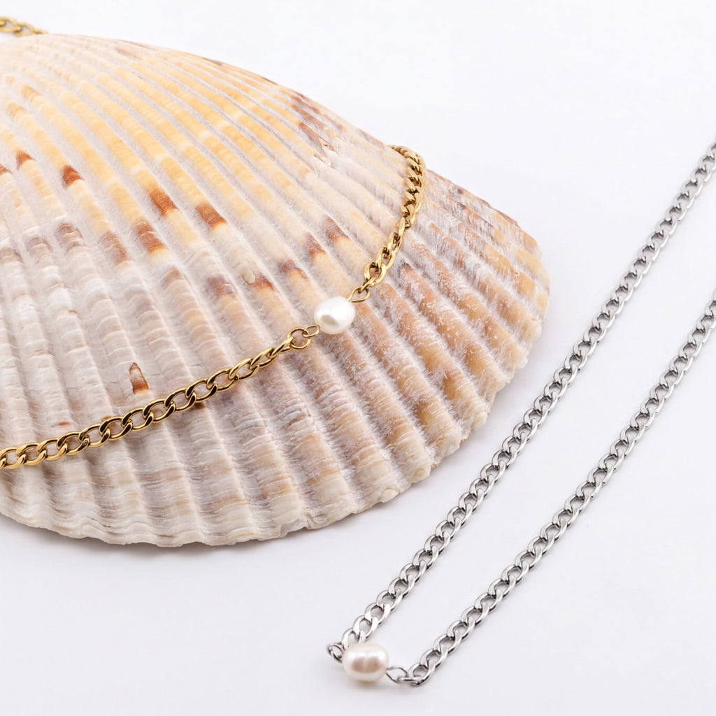 Figaro Gold Chain – 18K Gold Necklace | Durable PVD Coated Stainless Steel - Necklaces | Sunflower Soul Boutique