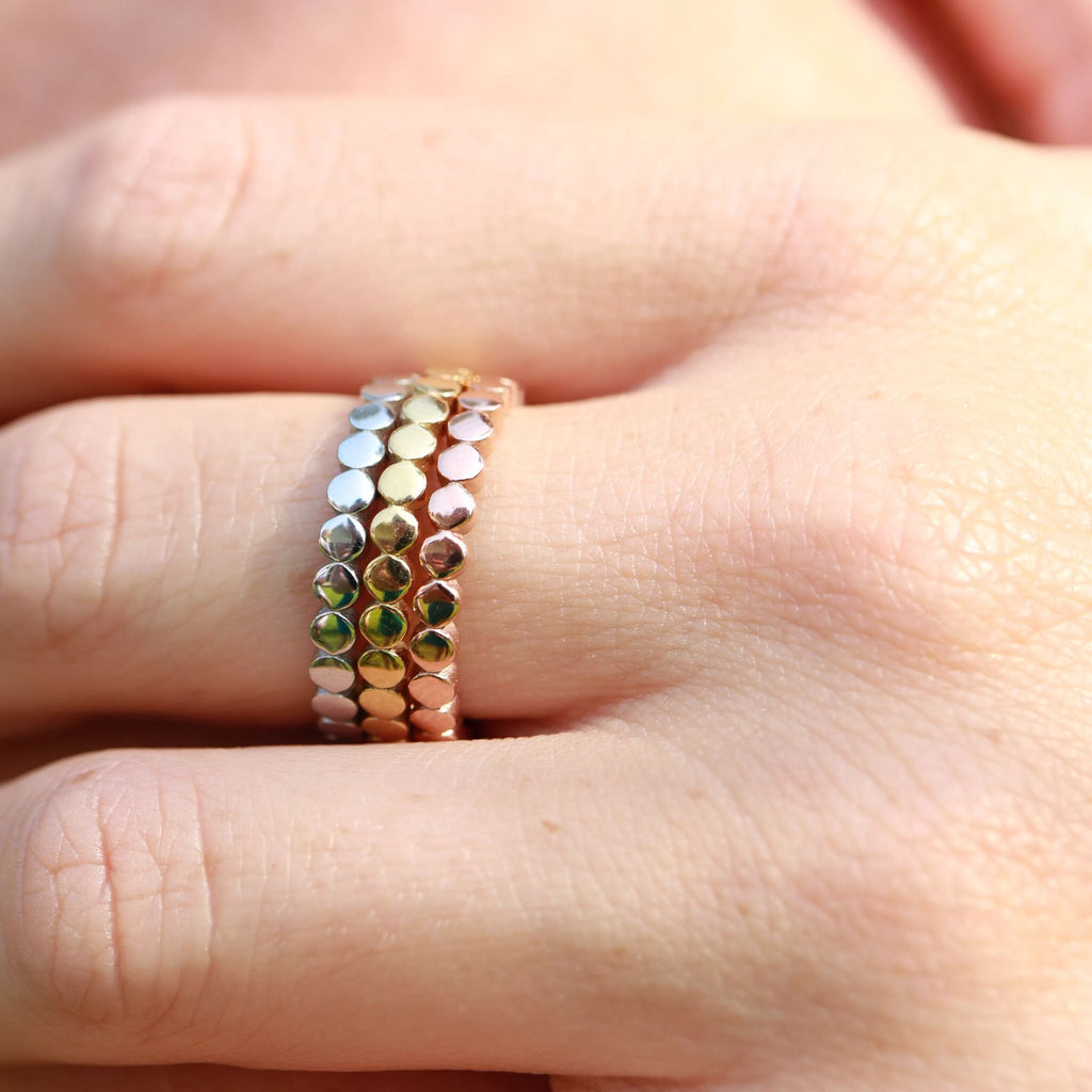 Flat Circle Stacking Ring – 2mm Gold Band | Durable 316L Stainless Steel - Ring | Sunflower Soul Boutique