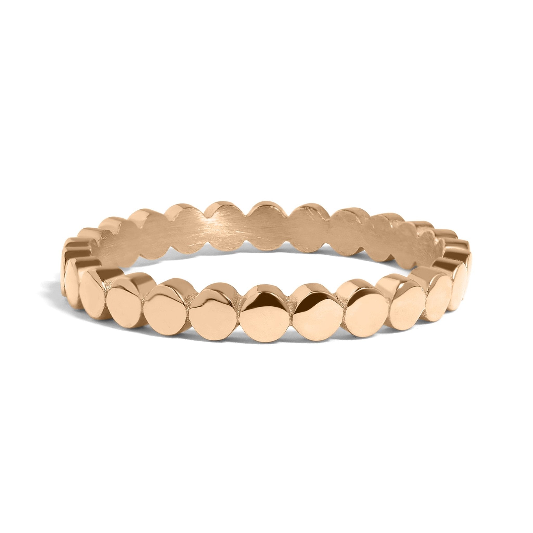 Flat Circle Stacking Ring – 2mm Gold Band | Durable 316L Stainless Steel - Ring | Sunflower Soul Boutique