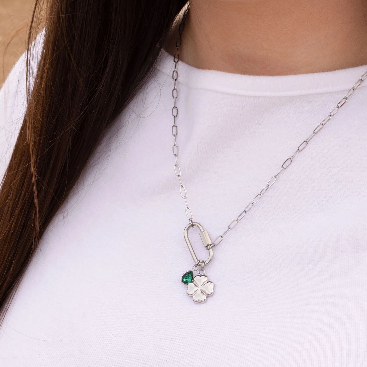 Four Leaf Clover Charm – 18K Gold Jewelry PVD Gold Coated Stainless Steel Luck Bracelet - Charms | Sunflower Soul Boutique