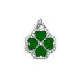 Four Leaf Clover Charm – 18K Gold PVD Coated Stainless Steel Green Enamel Lucky Gift - Charms | Sunflower Soul Boutique
