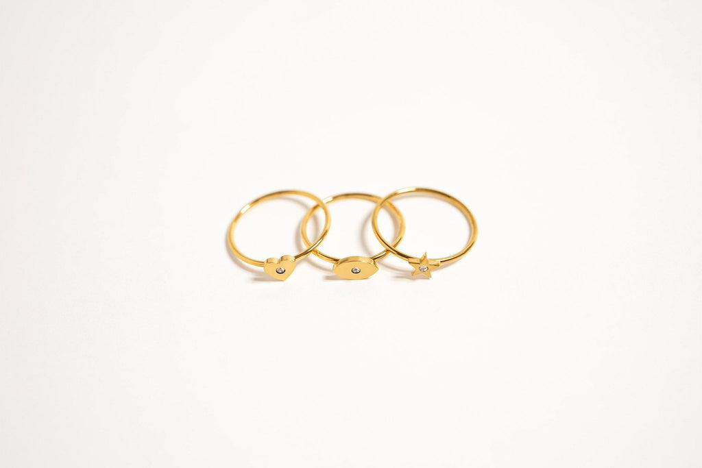 Four Leaf Clover Ring – 18K Gold PVD Stainless Steel | Hypoallergenic Waterproof Jewelry - Ring | Sunflower Soul Boutique