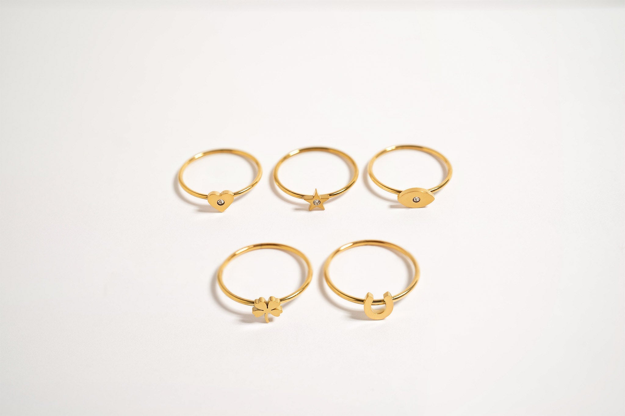 Four Leaf Clover Ring – 18K Gold PVD Stainless Steel | Hypoallergenic Waterproof Jewelry - Ring | Sunflower Soul Boutique