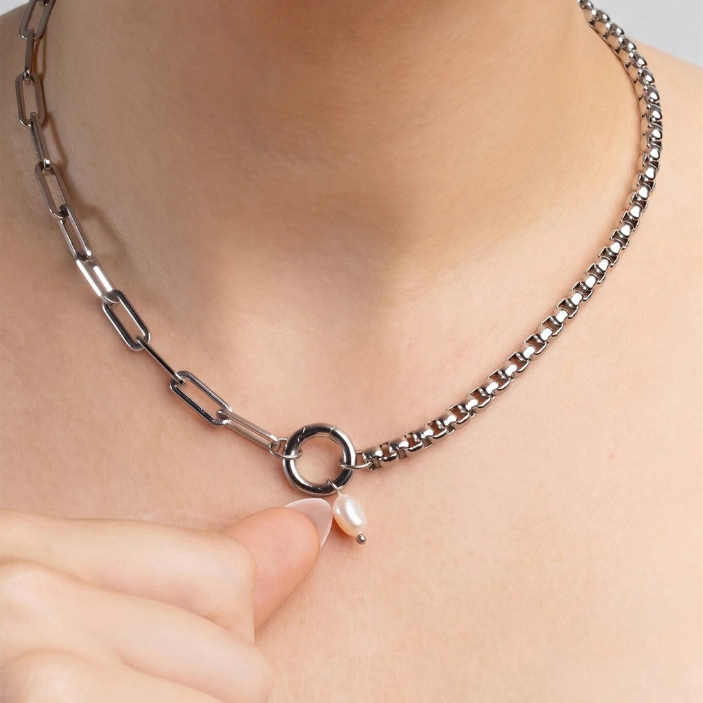 Freshwater Pearl Charm – 18K Gold PVD Stainless Steel Tarnish Resistant Classic Design - Charms | Sunflower Soul Boutique
