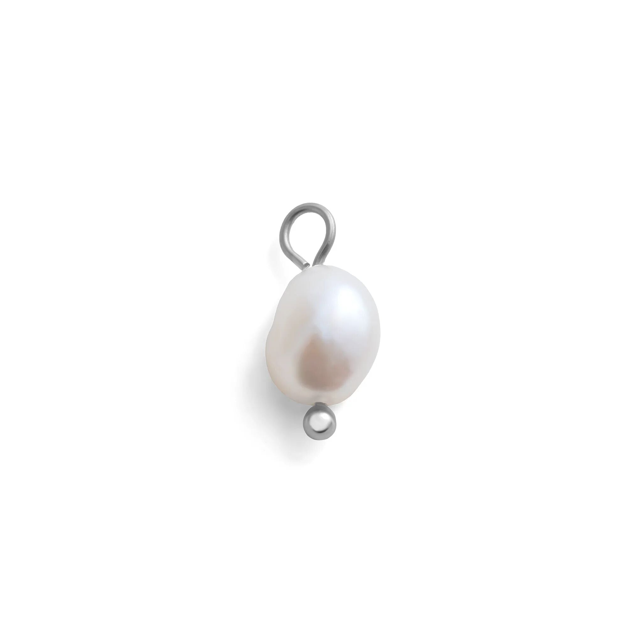 Freshwater Pearl Charm – 18K Gold PVD Stainless Steel Tarnish Resistant Classic Design - Charms | Sunflower Soul Boutique