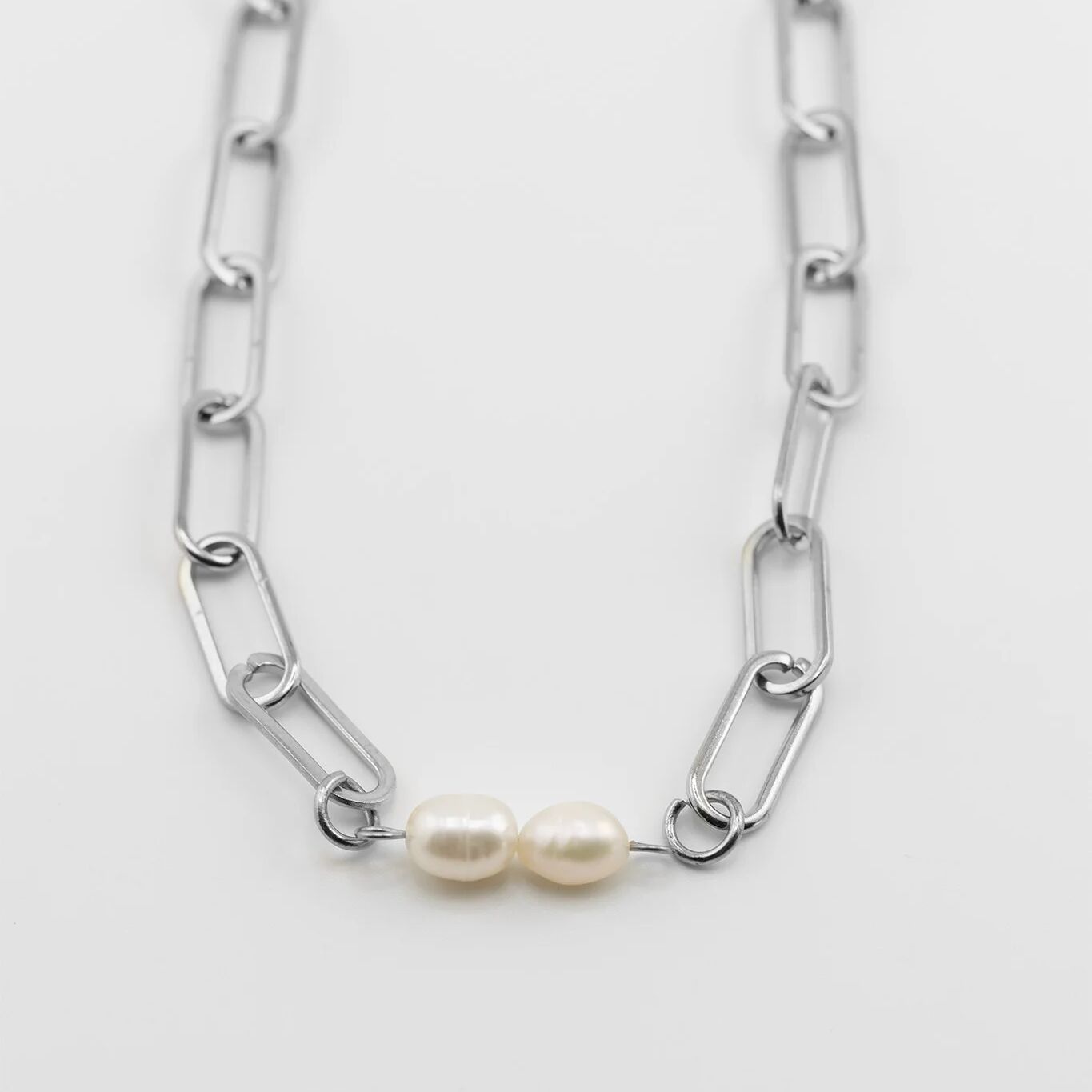 Freshwater Pearl Connector – Double Pearl Charm | 18K Gold Stainless Steel - Charms | Sunflower Soul Boutique