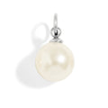 Glass Pearl Charms – Durable 8mm Gold Hoop Charm With 18K Gold Coating - charm | Sunflower Soul Boutique
