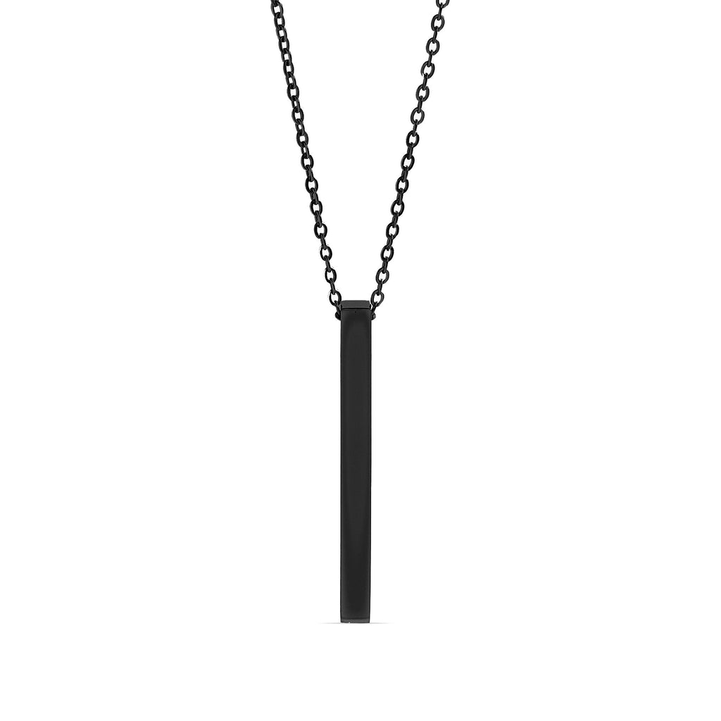 Gold Bar Necklace – 18K PVD Stainless Steel | Square Pendant | Hypoallergenic Jewelry - Necklaces | Sunflower Soul Boutique