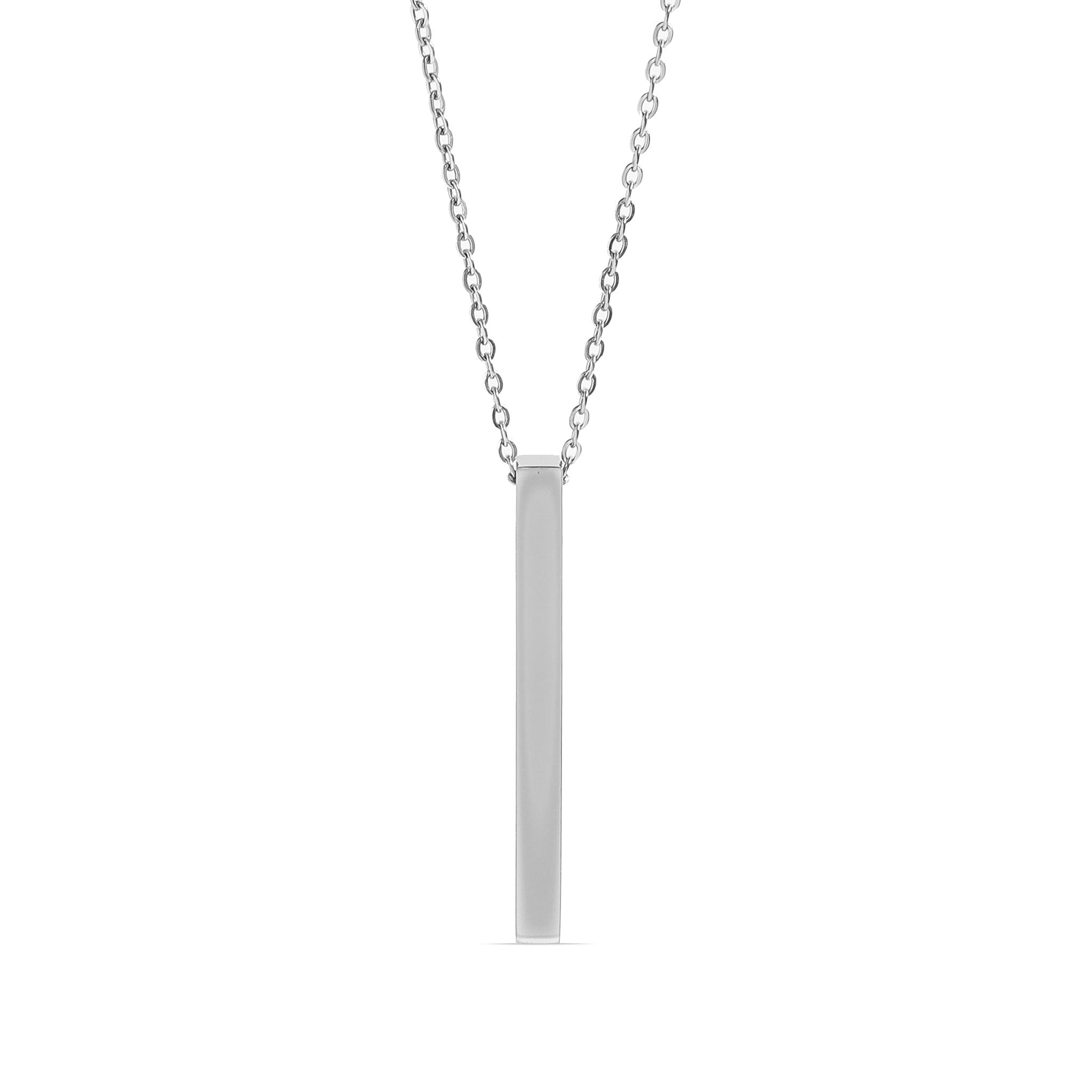 Gold Bar Necklace – 18K PVD Stainless Steel | Square Pendant | Hypoallergenic Jewelry - Necklaces | Sunflower Soul Boutique