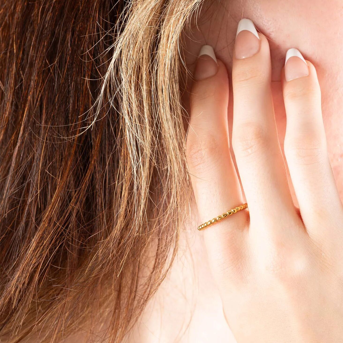 Wholesale Jewelry 14K Gold Filled Plus™ Beaded Spacer Ring - Model