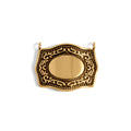 Gold Belt Buckle Charm – 18K Gold Stainless Steel Hypoallergenic Jewelry Piece - charm | Sunflower Soul Boutique