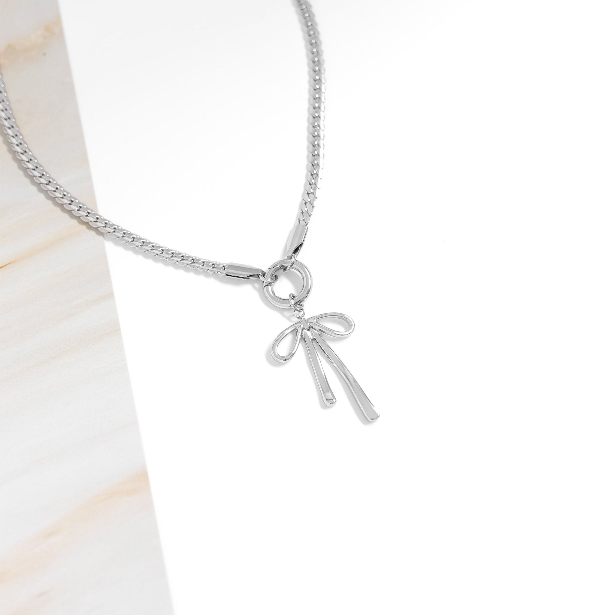 Gold Bow Charm – 18K Gold PVD Stainless Steel Charm | Hypoallergenic Jewelry Pendant - charm | Sunflower Soul Boutique