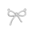 Gold Bow Connector Charm – 18K Gold Plated Stainless Steel Pendant Connector Piece - Charms | Sunflower Soul Boutique