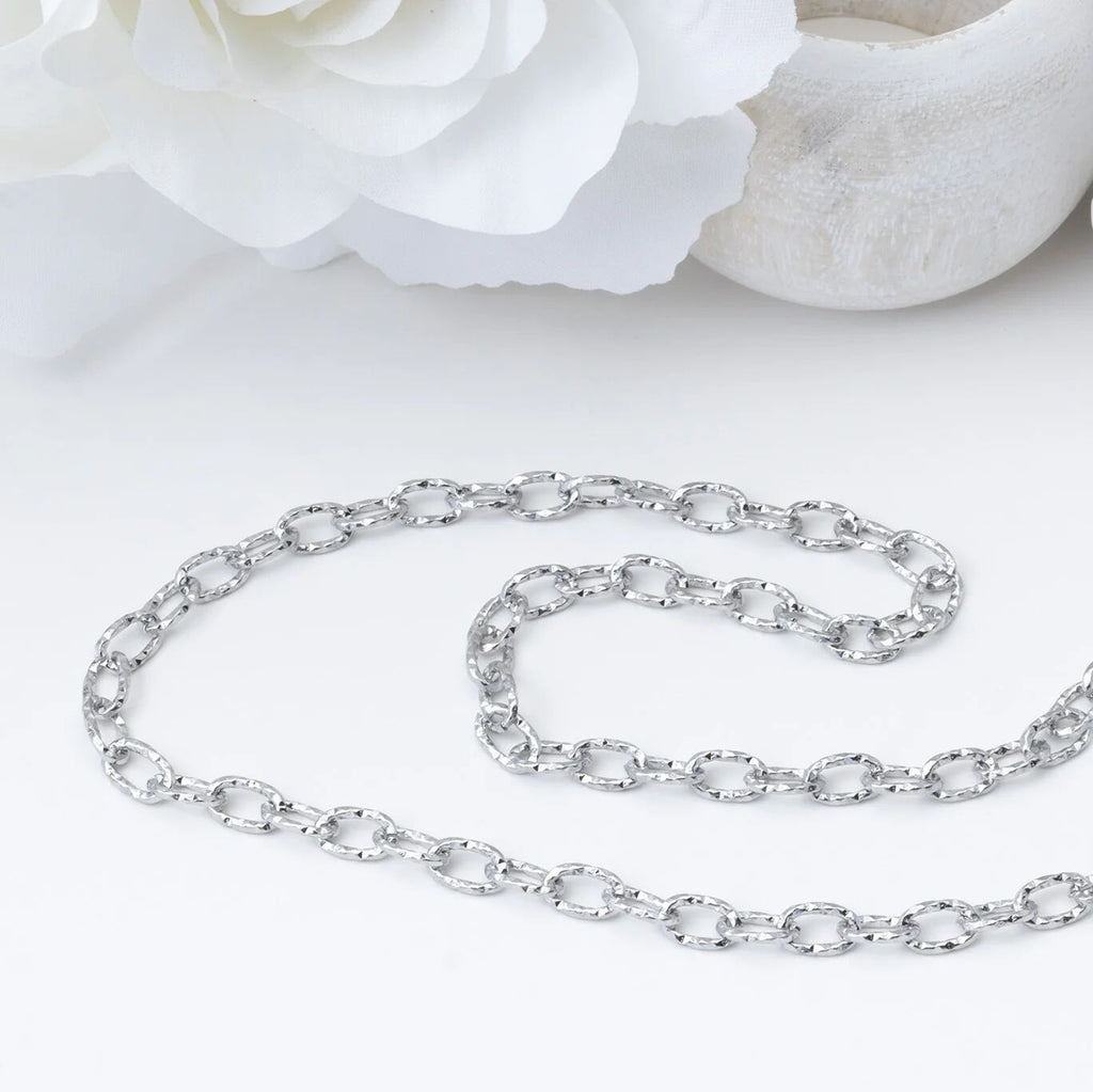 Gold Cable Link Necklace – 18K Gold PVD Coated Stainless Steel Chain, Hypoallergenic Jewelry - Necklaces | Sunflower Soul Boutique