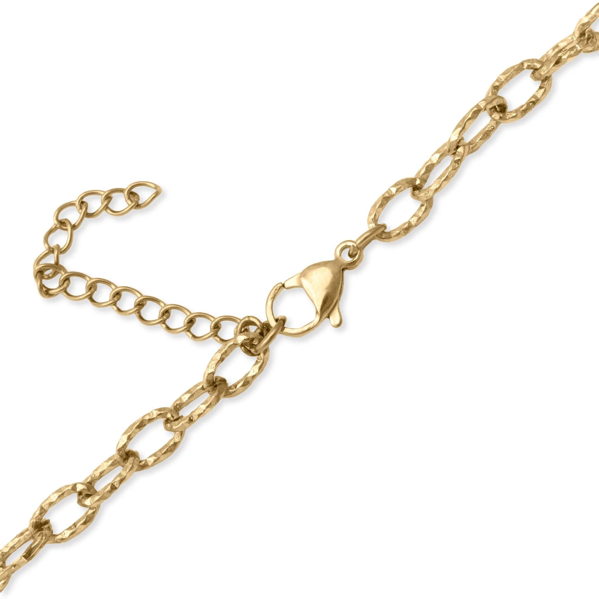 Gold Cable Link Necklace – 18K Gold PVD Coated Stainless Steel Chain, Hypoallergenic Jewelry - Necklaces | Sunflower Soul Boutique