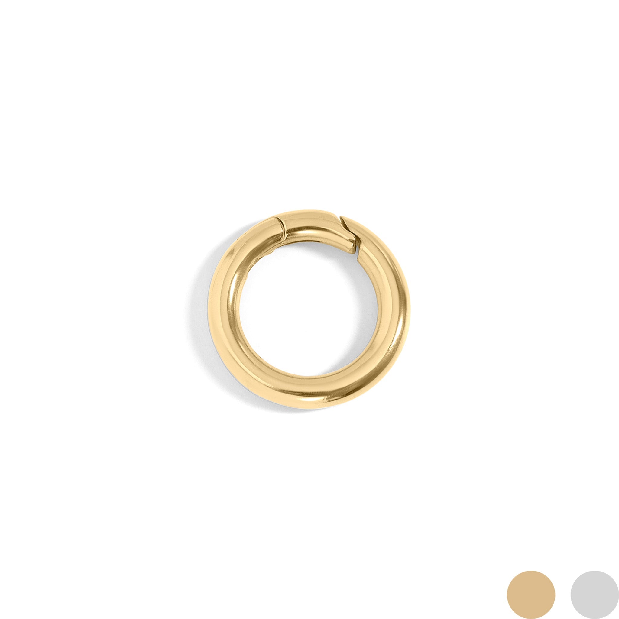 Gold Carabiner Clasp – 18K PVD Coated Jewelry Making Clasp | Stainless Steel, Spring Lock - Findings | Sunflower Soul Boutique
