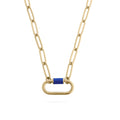 Gold Carabiner Necklace – Adjustable 18K Gold Chain | Scratch Resistant Jewelry - Necklaces | Sunflower Soul Boutique