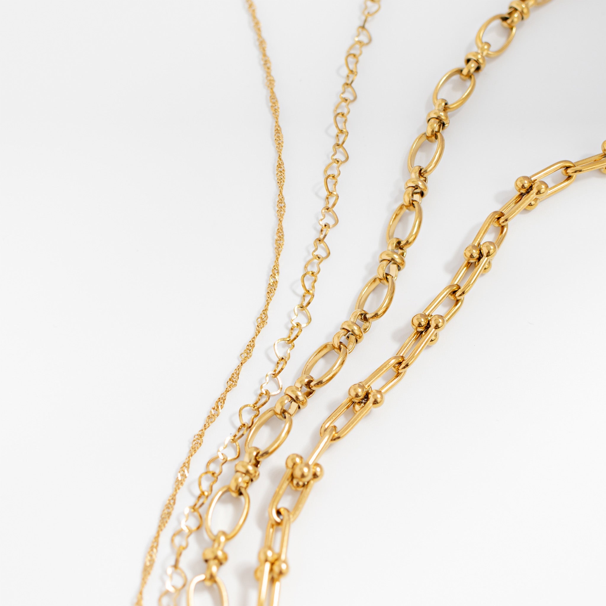Gold Charm Necklace – 18K PVD Stainless Steel Chain | Tarnish Resistant Minimalist Jewelry - Necklaces | Sunflower Soul Boutique