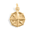 Gold Compass Charm – Stylish 18K PVD Gold Pendant | Hypoallergenic Jewelry - charm | Sunflower Soul Boutique