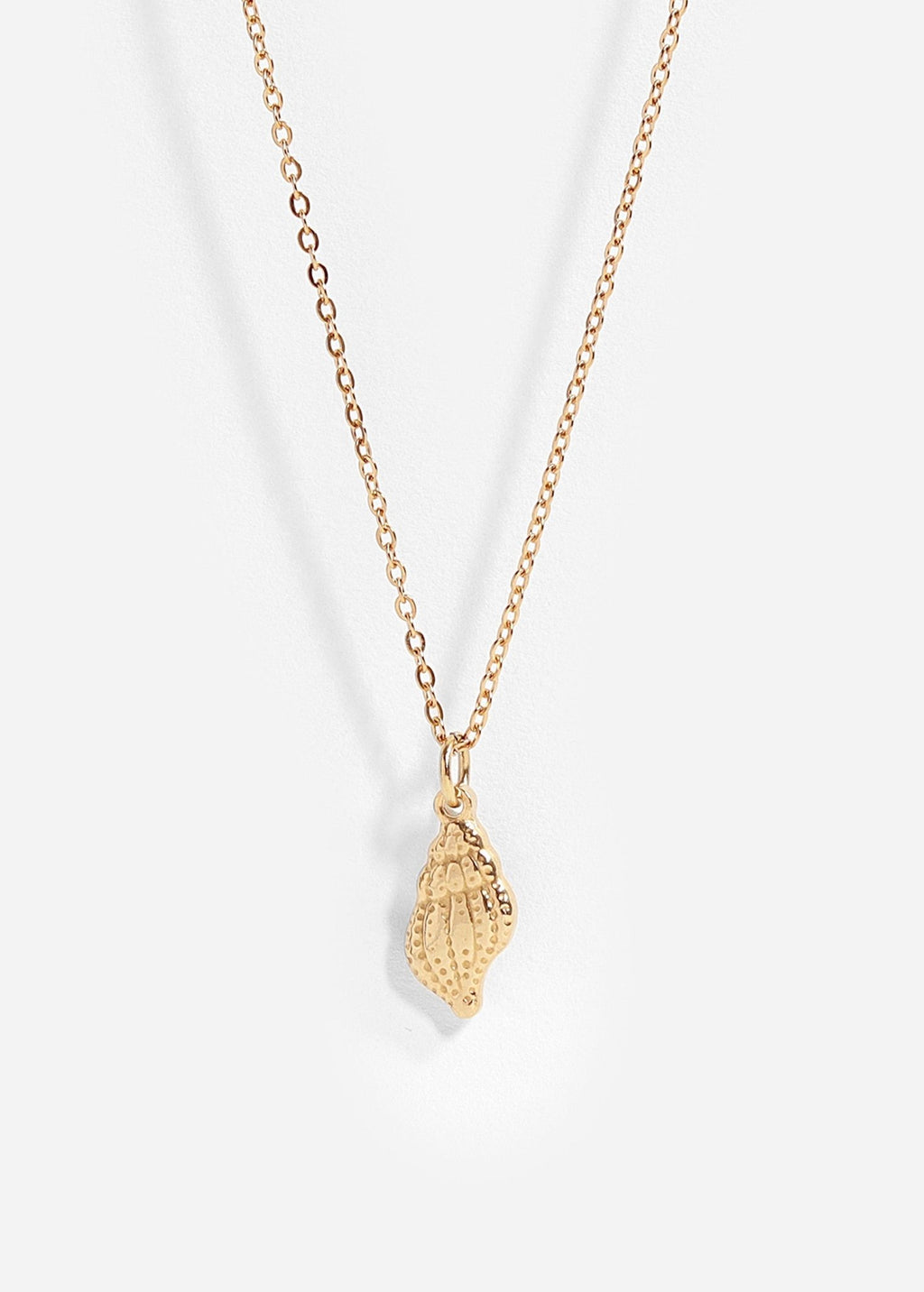 Gold Conch Charm – 18K Gold PVD Coated Stainless Steel Seashell Pendant - charm | Sunflower Soul Boutique