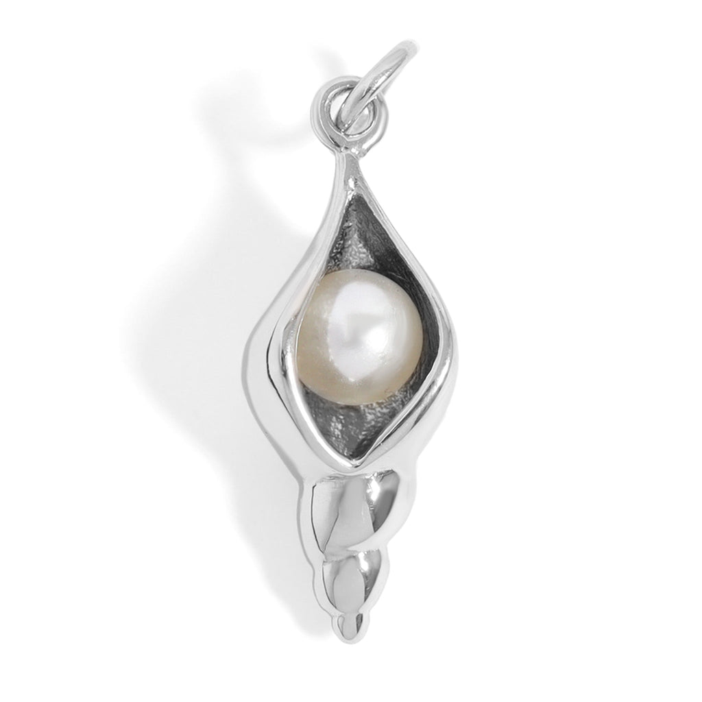 Gold Conch Shell Charm – 18K Gold Pendant Necklace | Waterproof Marine Jewelry - charm | Sunflower Soul Boutique