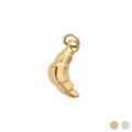 Gold Croissant Charm – 18K Gold Charm Pendant | Lightweight Stainless Steel Accessory - Charms | Sunflower Soul Boutique