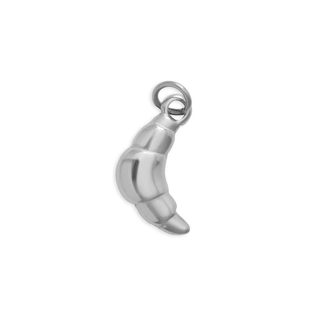 Gold Croissant Charm – 18K Gold Charm Pendant | Lightweight Stainless Steel Accessory - Charms | Sunflower Soul Boutique
