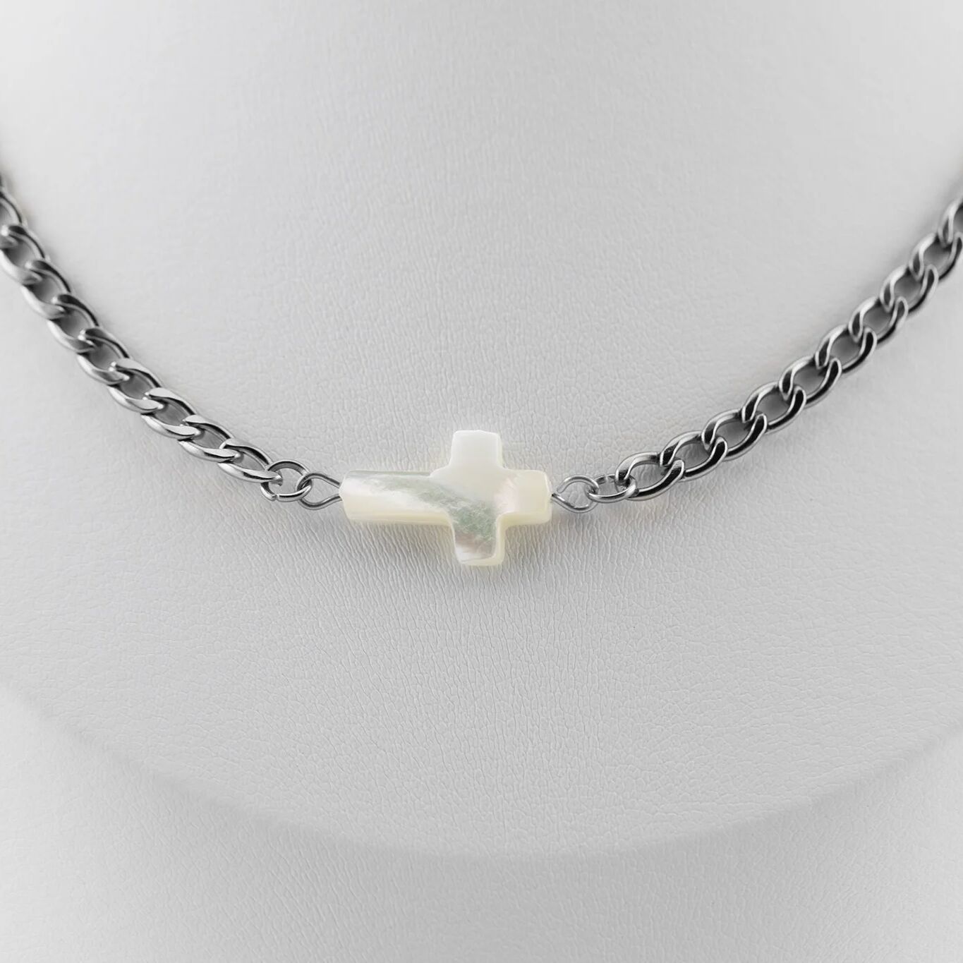 Gold Cross Connector – 18K PVD Stainless Steel Charm With Layered Texture - Charms | Sunflower Soul Boutique